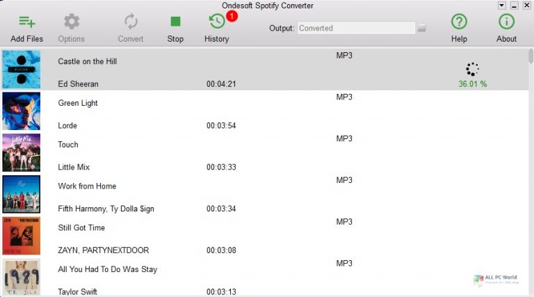 Ondesoft Spotify Converter 3.0 One-Click Download