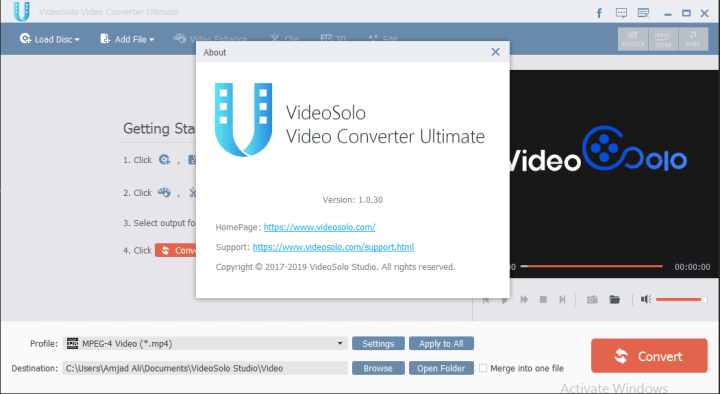 VideoSolo Video Converter Ultimate 2 for Windows