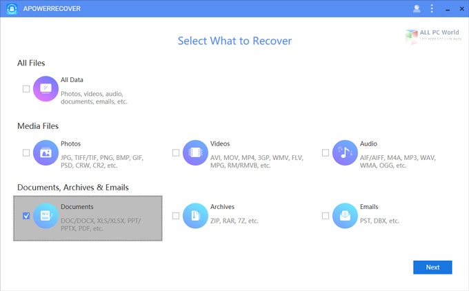 ApowerRecover Professional 14 Full Version Download