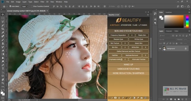 Beautify for Adobe Photoshop 1.6 Offline Setup