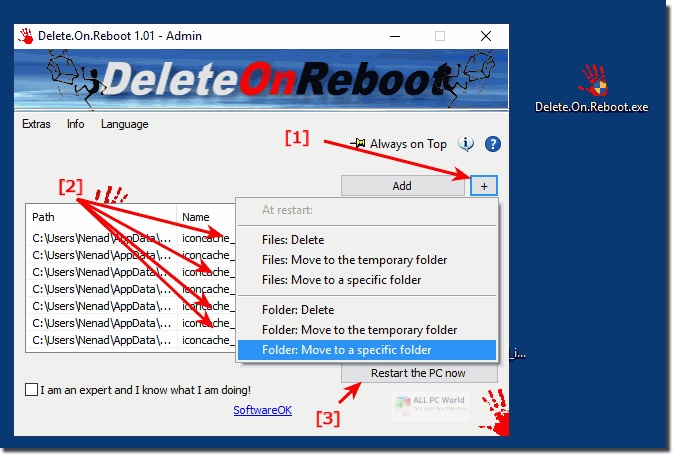 Delete.On.Reboot 1.66 One-Click Download