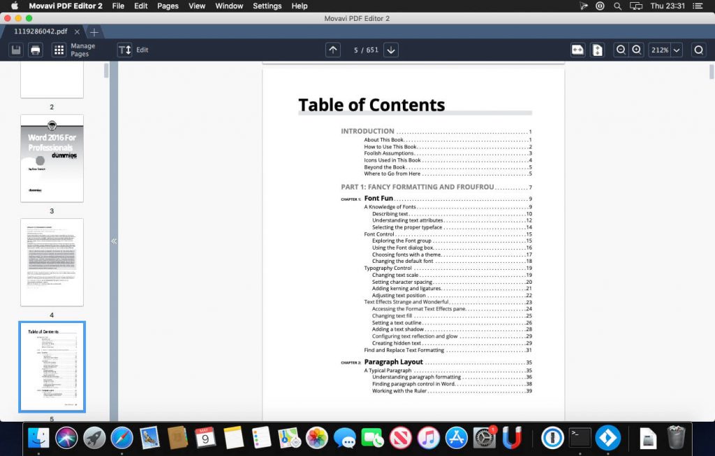 Movavi PDF Editor 3 for Mac Free Download