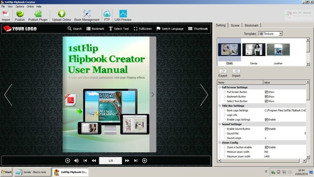 1stFlip FlipBook Creator Pro 2.7.4 Free Download