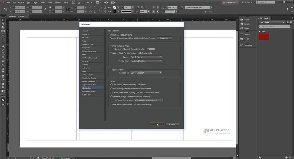 Adobe InDesign CC 2020 v16.0 One-Click Download