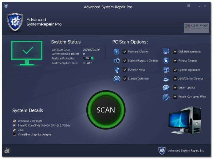 Advanced System Repair Pro 1.9 Direct Download Link