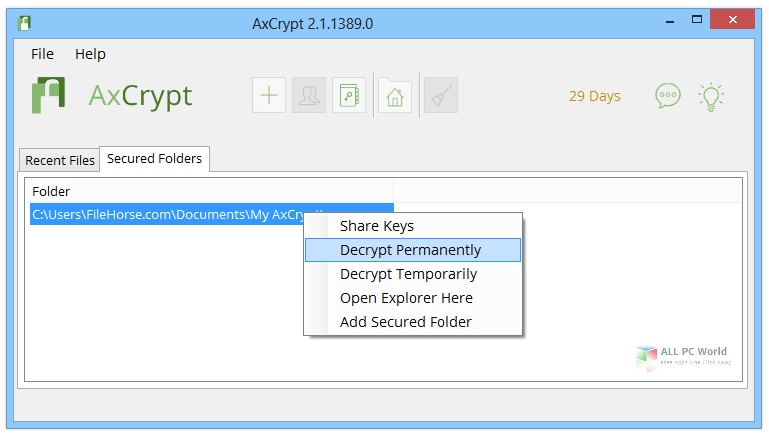 AxCrypt Business Premium 2.1 One-Click Download