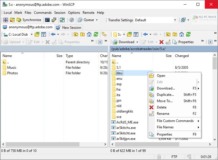 WinSCP 5.19 Free Download