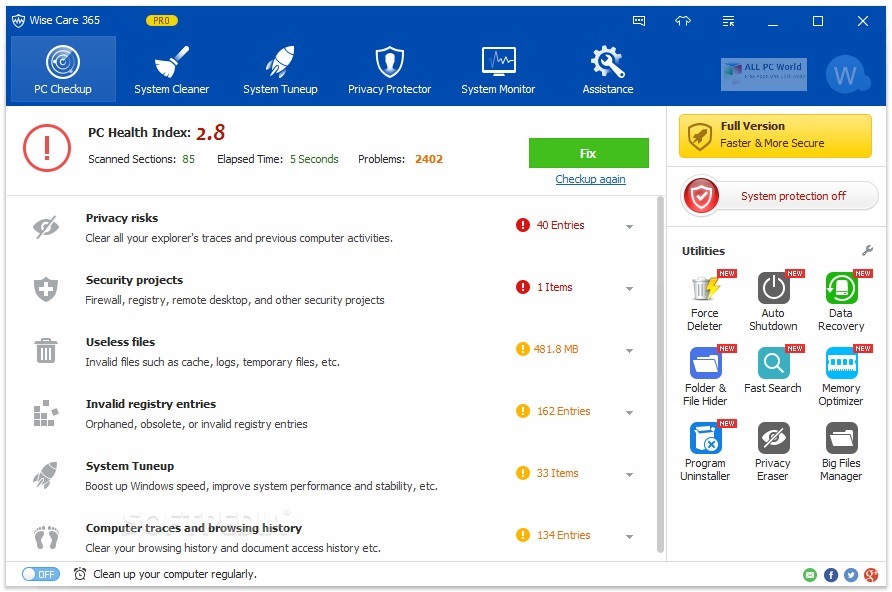 Wise Care 365 Pro 2020 v5.6 Free Download