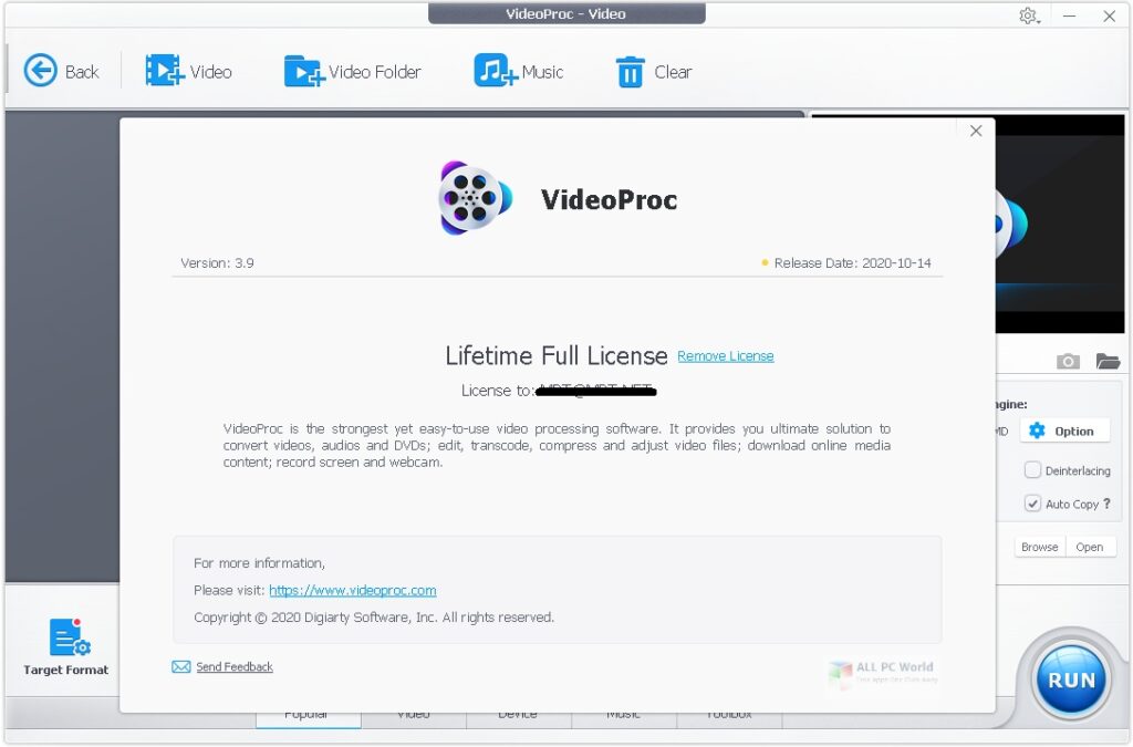 Digiarty VideoProc 4.3