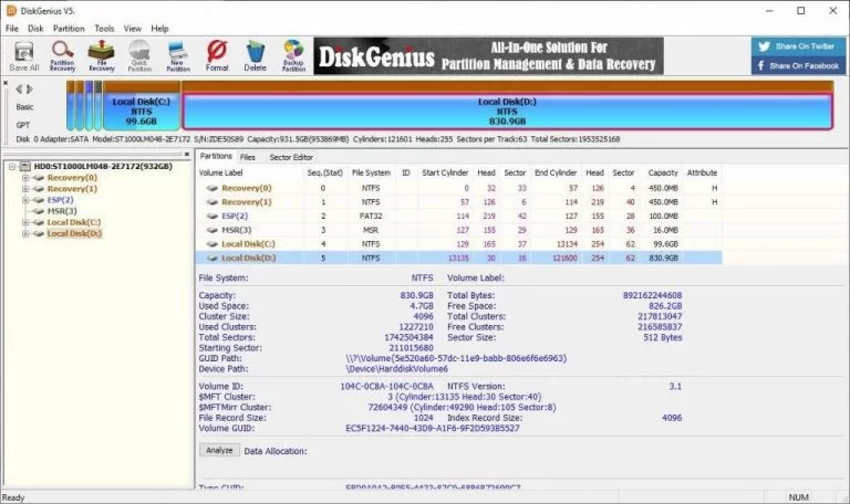 DiskGenius Professional Free Download