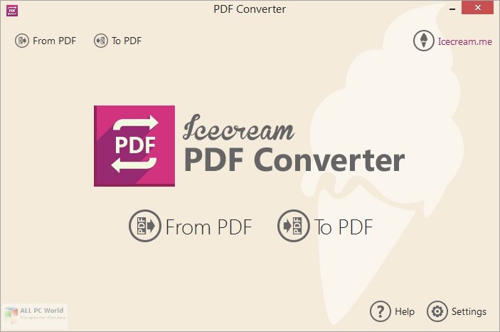 Icecream PDF Converter 2020 One-Click Download