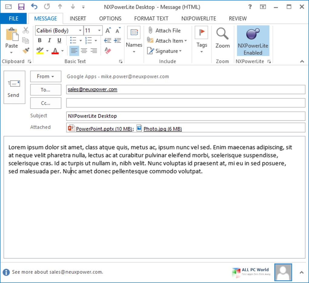 NXPowerLite Desktop Edition 9.0 Free Download