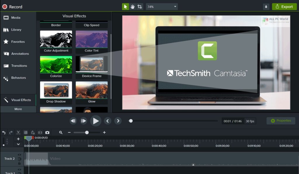 TechSmith Camtasia Studio 2020 Direct Download Link