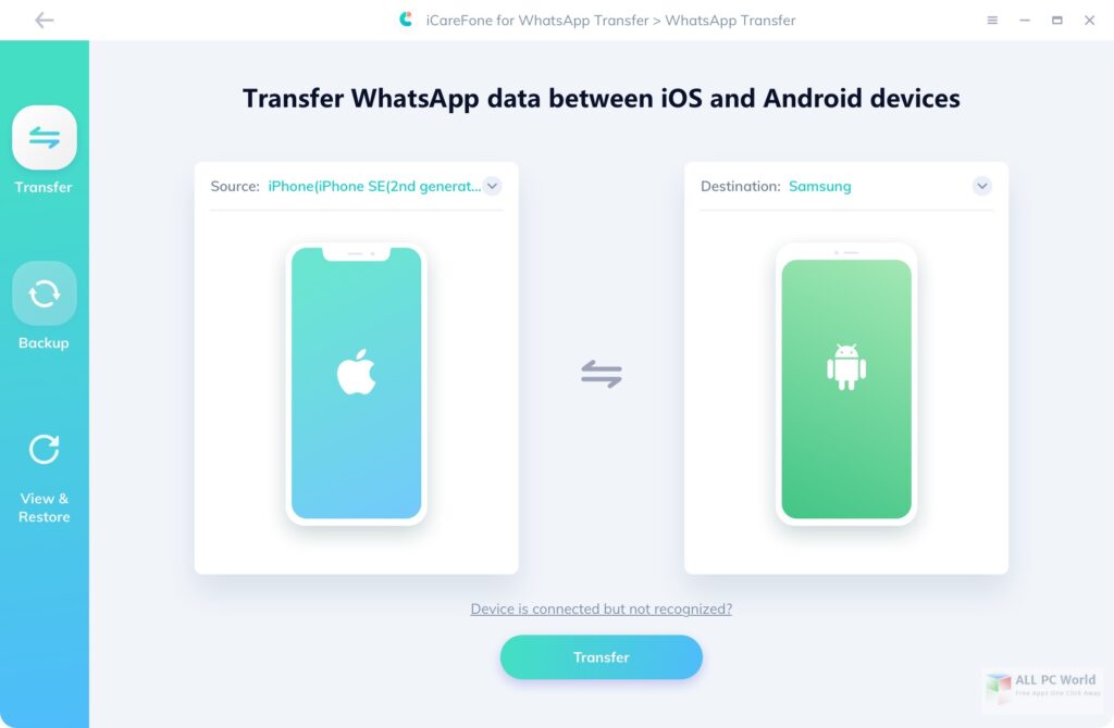 Tenorshare iCareFone for WhatsApp Transfer 3.0