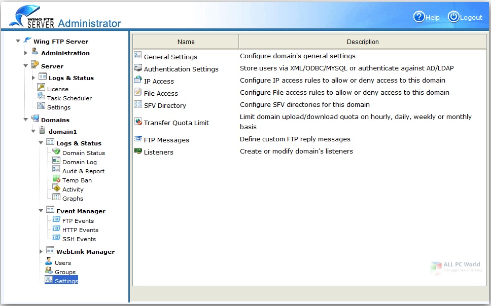 Wing FTP Server Corporate 6.4