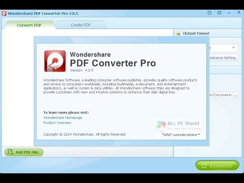 Wondershare PDF Converter 5.1 Full Version Download