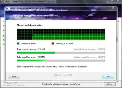 Chris-PC RAM Booster 5.22 for Windows