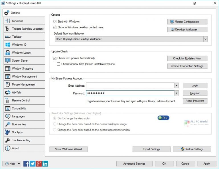 DisplayFusion Pro 10 Direct Download Link