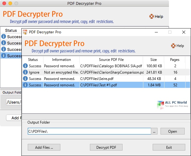 PDF Decrypter Pro 4.5
