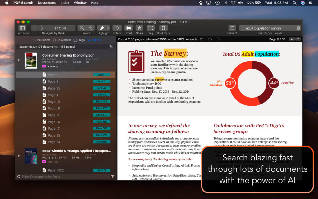 PDF Search 11.5 for Mac Free Download