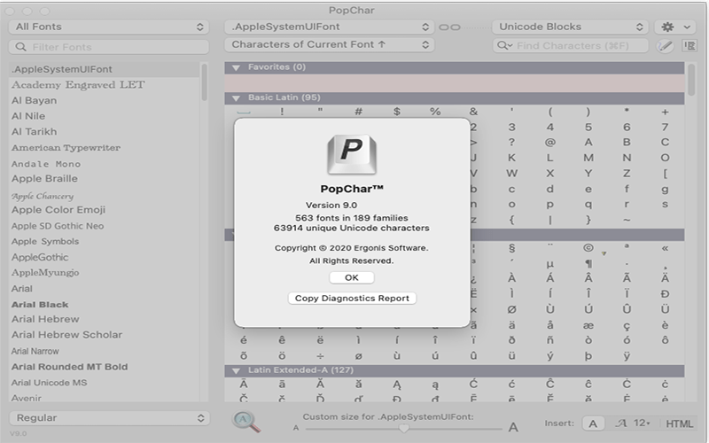PopChar X 9.1 for Mac Full Version Download