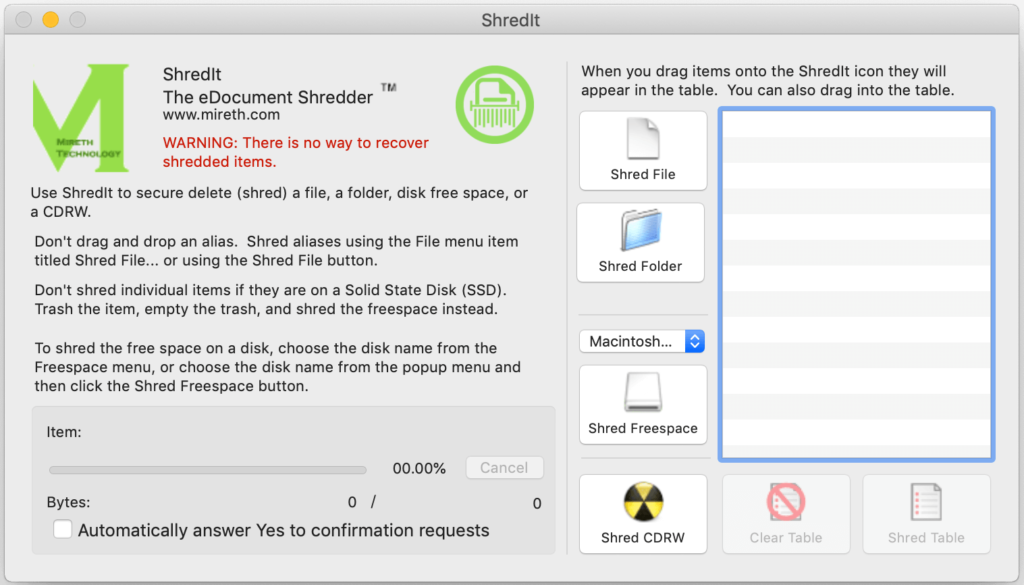 ShredIt X 6 for Mac Free Download