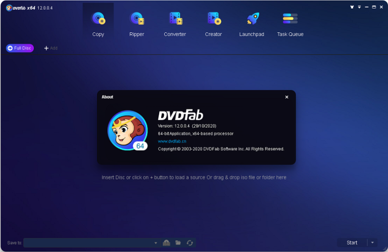 DVDFab 12.1.1.5 instaling