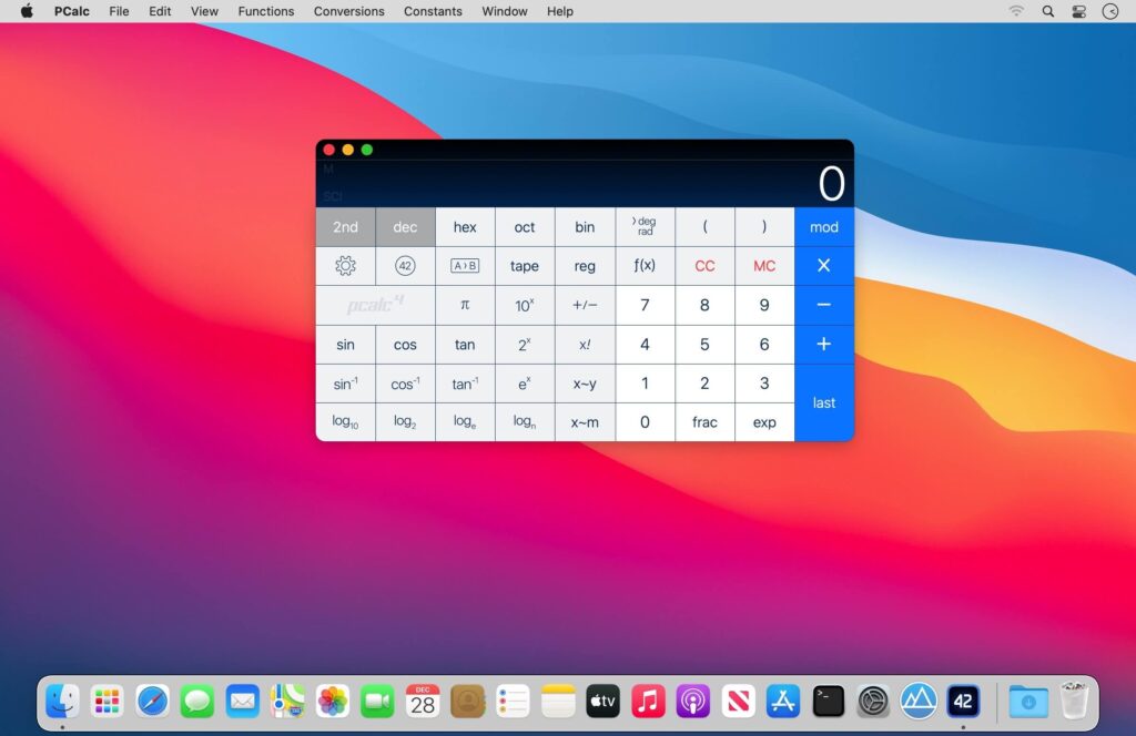 PCalc for Mac Free Download