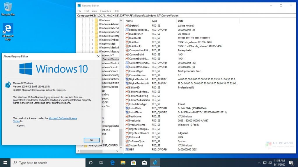 Windows 10 Pro May 2020 Download