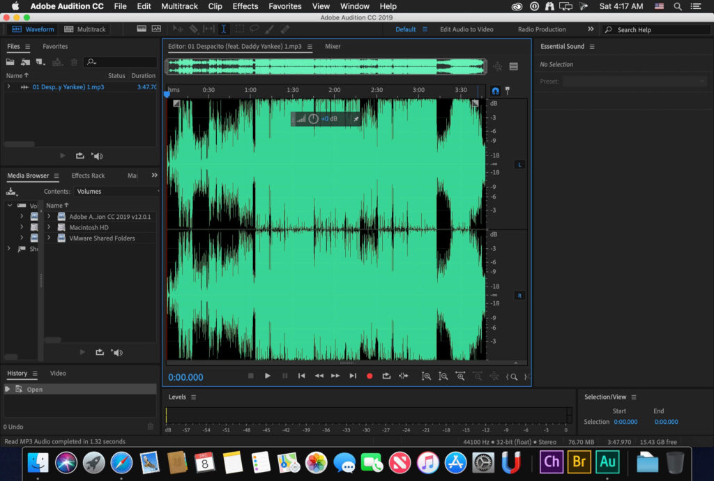 Adobe Audition 2020 v13.0.13 for Mac Free Download