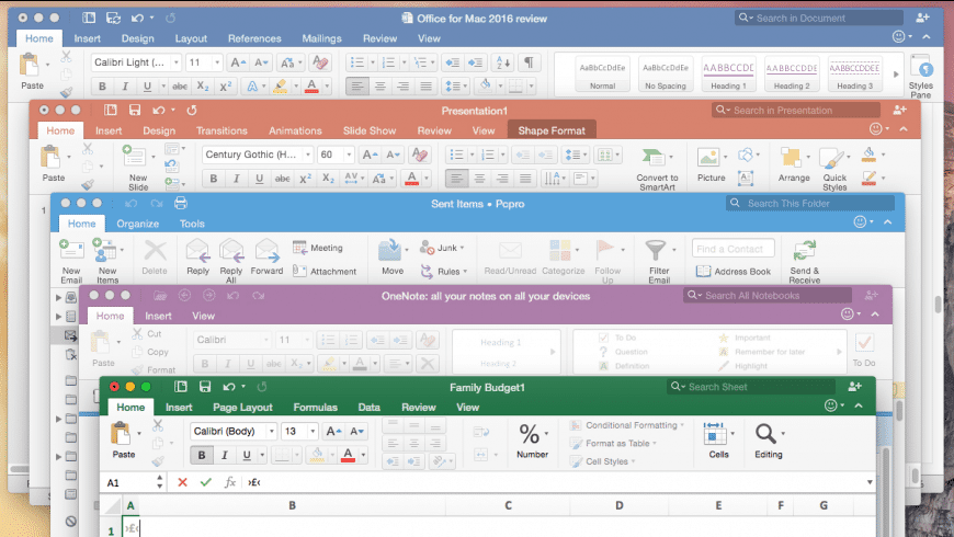 Microsoft Office 2016 for Mac Free Download