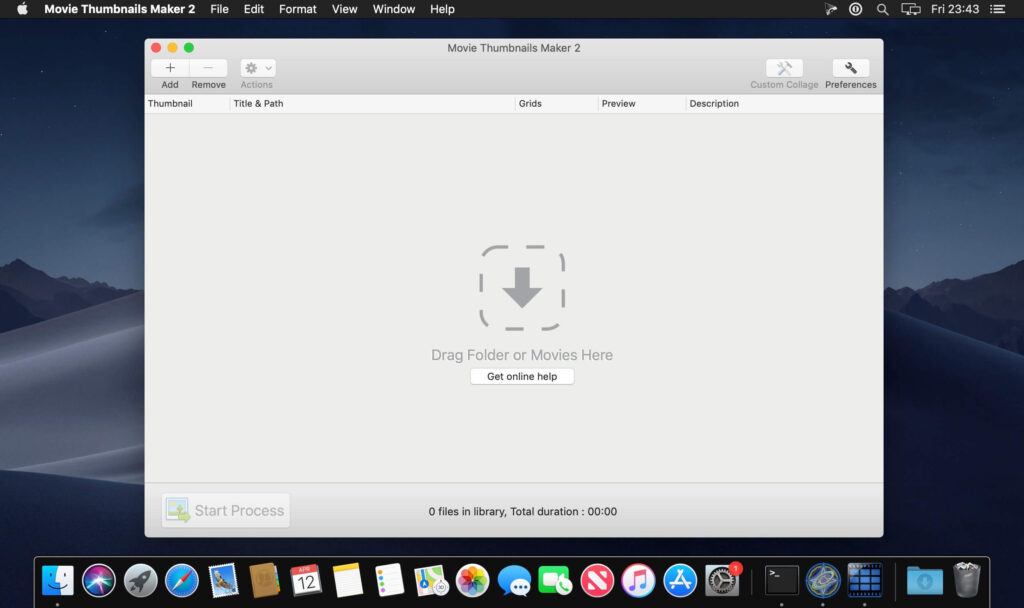 Movie Thumbnails Maker for Mac Full Version Download