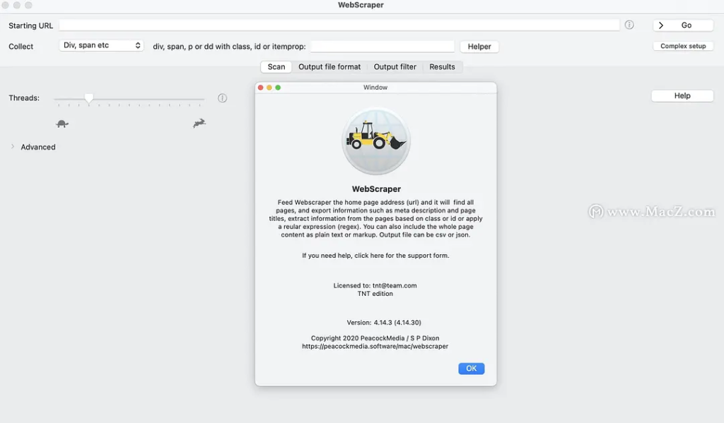 WebScraper-2021-macOS-Free-Download