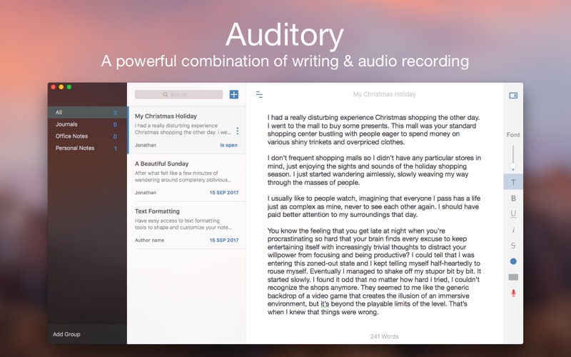 Auditory for Mac Direct Download Link