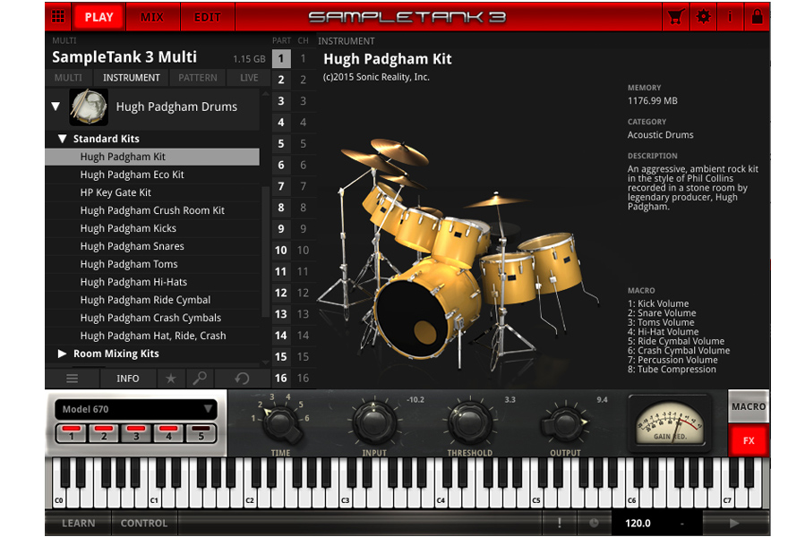 Terry Bozzio Drums for SampleTank for Mac Free Download