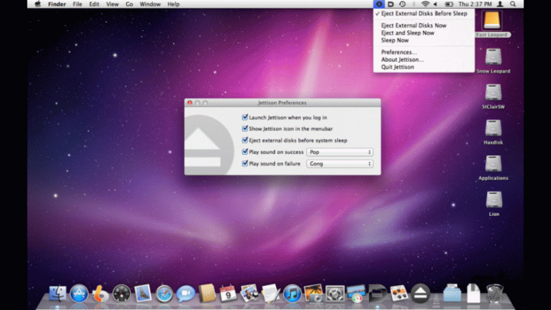 Jettison 1.8.1 for Mac DMG Setup Free Download