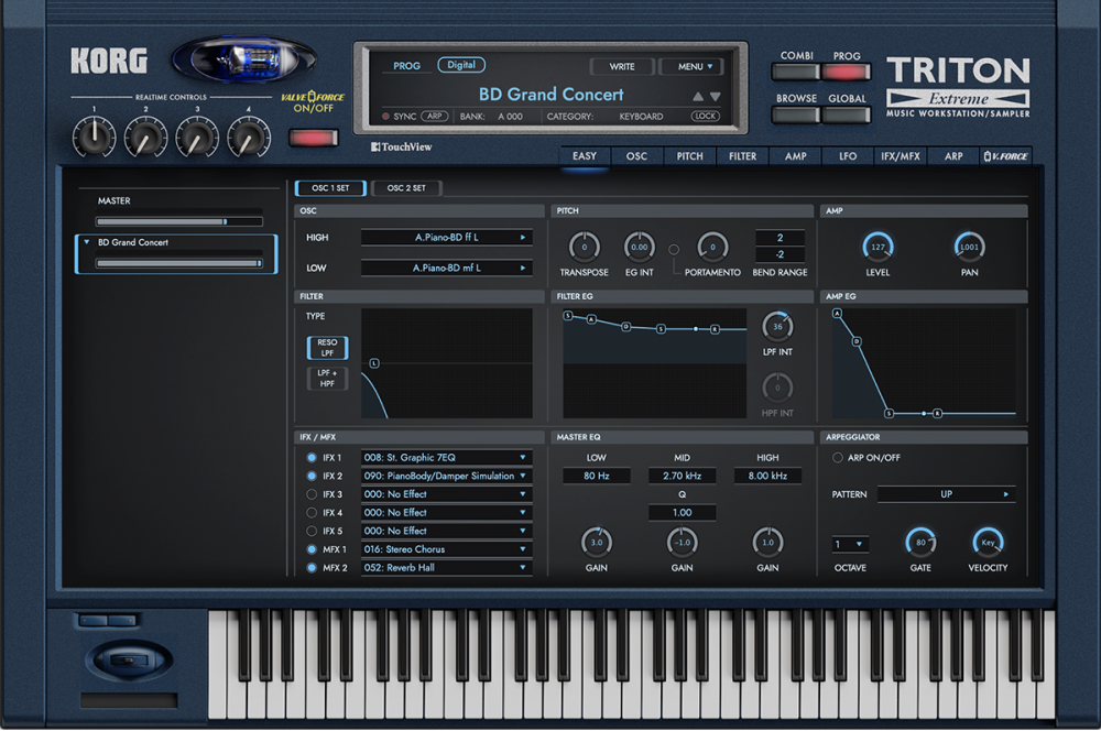 Korg TRITON Extreme for macOS Download