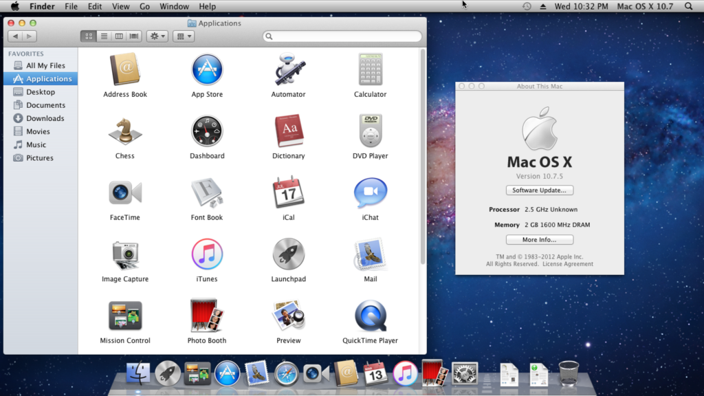 Mac OS X Lion 10.7.5 DMG Free Download