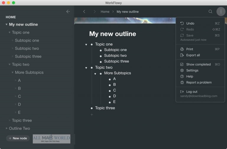 download outline for mac