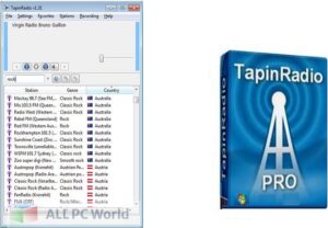 TapinRadio Pro 2.15.96.6 instaling