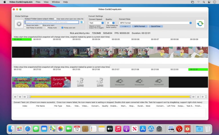 Video CutCropJoin 3 for macOS Free Download