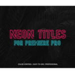Download VideoHive Neon Lights Titles 4K