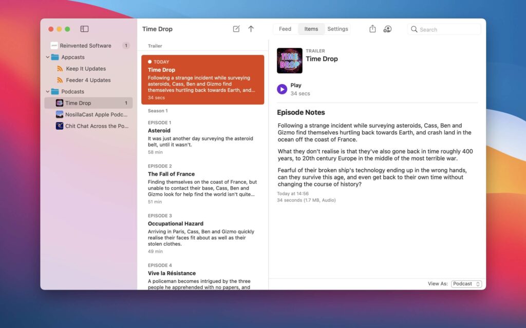 Feeder for Mac Free Download