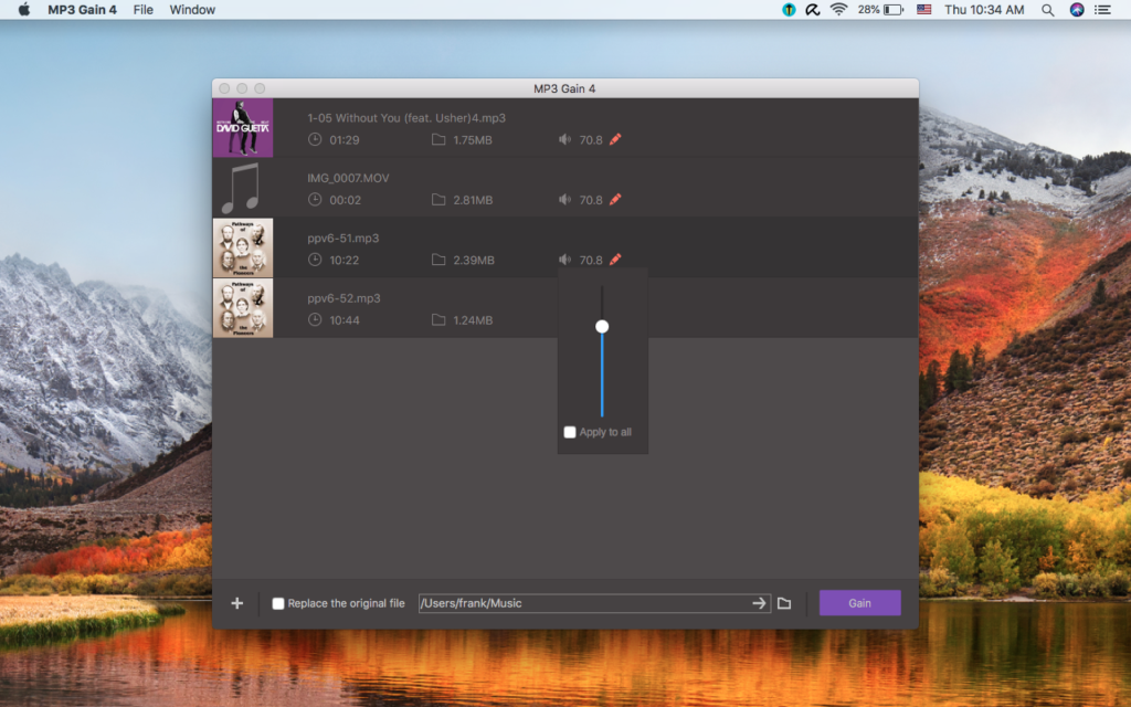 MP3 Gain 4 for Mac Free Download