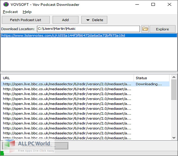 Vovsoft Podcast Downloader 2 Free Download
