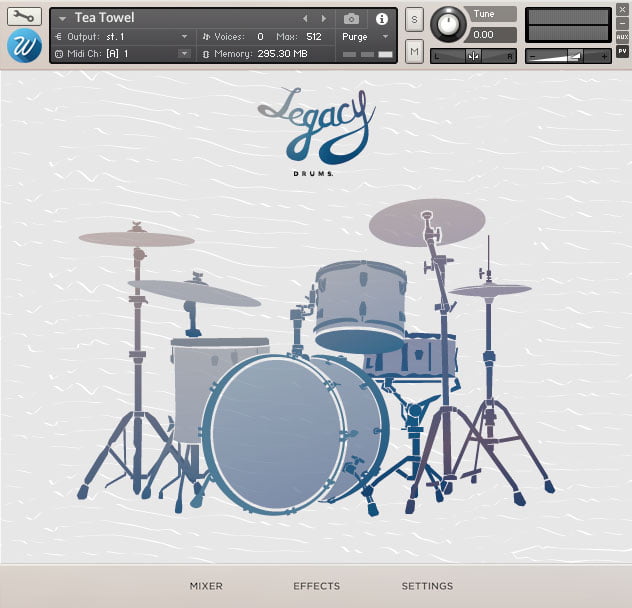 Wavesfactory Legacy Drums KONTAKT Library for Mac Free Download