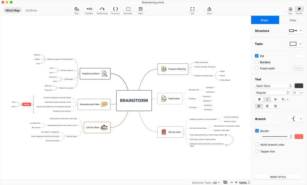 XMind 2022 Mind Mapping Free Download