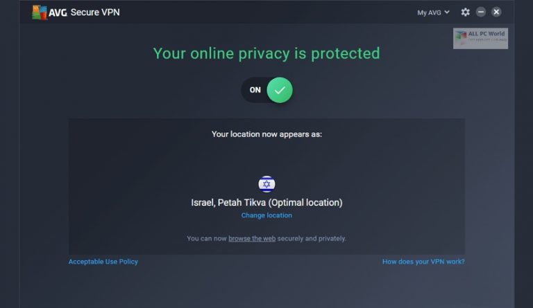 AVG Secure VPN 1 Direct Download Link