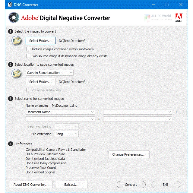 Adobe DNG Converter 13 Download