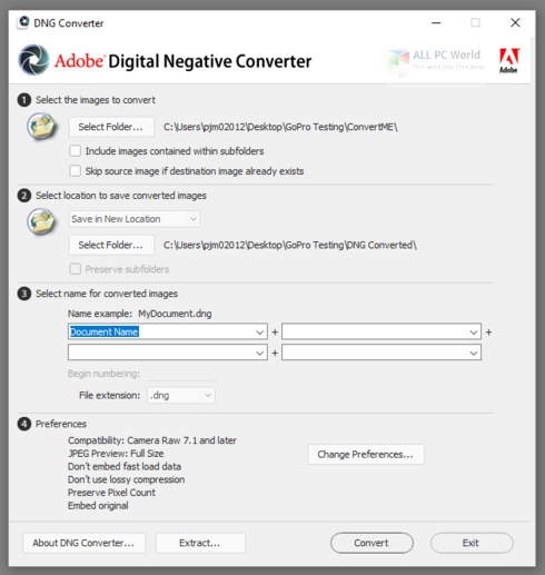 Adobe DNG Converter 13 Free Download